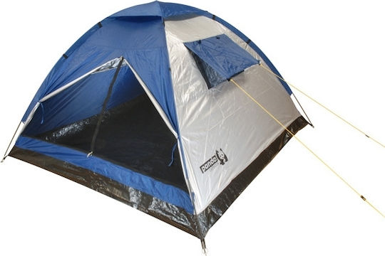 Panda Junior II Summer Camping Tent Igloo Blue for 3 People 205x205x135cm
