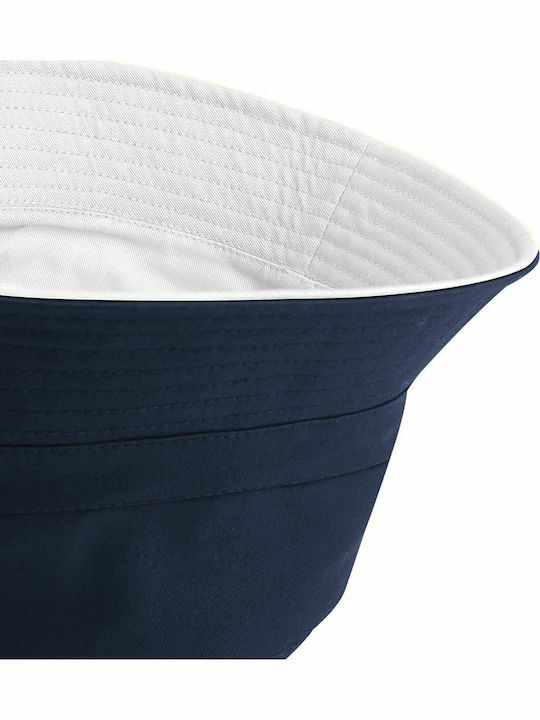 Beechfield B686 Υφασμάτινo Ανδρικό Καπέλο Στυλ Bucket French Navy / White
