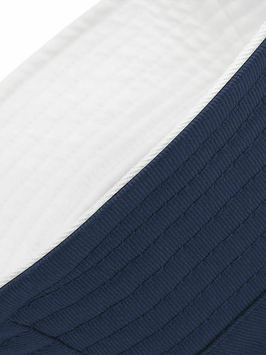Beechfield B686 Fabric Hat Bucket French Navy / White