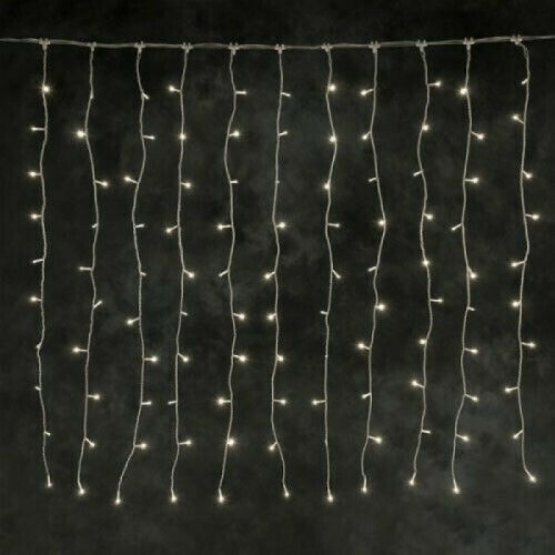 480 Lichterketten LED 3m. x 300cm Warmes Weiß Typ Vorhang 1Stück