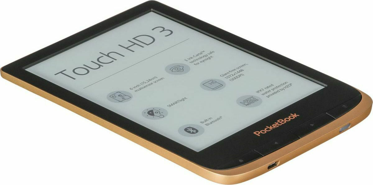 Pocketbook Touch HD 3 με Οθόνη Αφής 6" (16GB) Καφέ Skroutz.gr