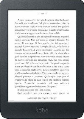 Kobo Nia με Οθόνη Αφής 6" (8GB) Μαύρο