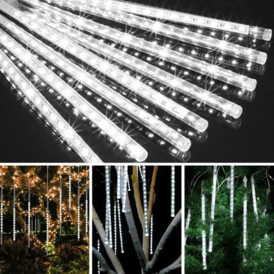 8 Lights LED 2.5m. x 47cm Warm White type Meteor 1pcs