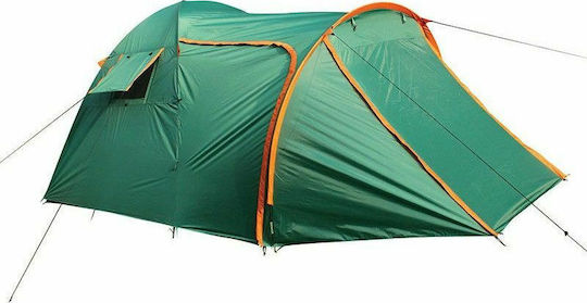 Escape Comfort IV Καλοκαιρινή Σκηνή Camping Τούνελ Πράσινη με Διπλό Πανί για 4 Άτομα 240x240x175εκ.