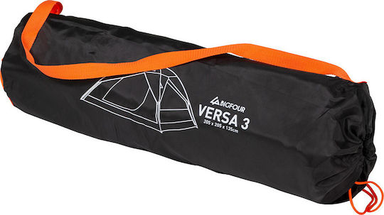 Bigfour Versa 3 Camping Tent Igloo Green with Double Cloth 3 Seasons for 3 People 205x205x135cm