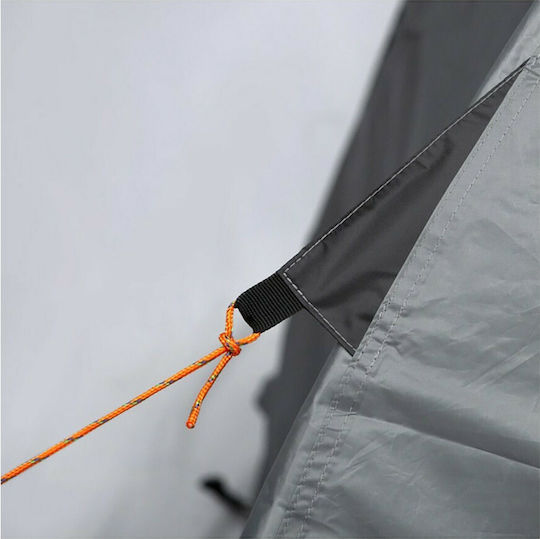 Outsunny Summer Camping Igloo Tent Grey for 4 People 325x183x130cm