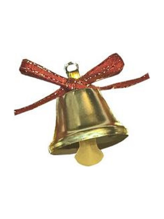 XMASfest Christmas Metallic Bell Ornament Gold 3x3cm 12pcs 93-1642