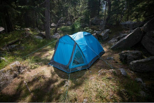 Vango Alpha 250 Campingzelt Iglu Blau mit Doppeltuch 4 Jahreszeiten für 2 Personen 270x160x110cm