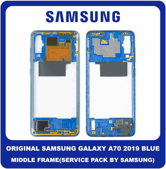 Samsung Middle Frame Blue for Galaxy A70