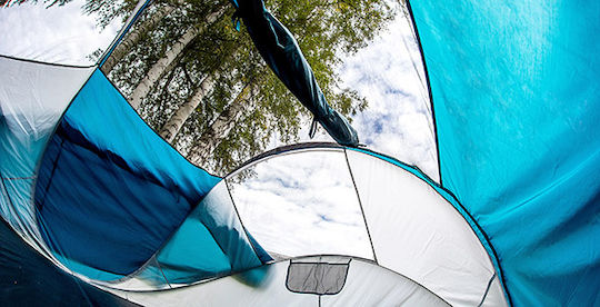 Coleman Galiano 4 Camping Tent Pop Up Blue 3 Seasons for 4 People 280x200x100cm