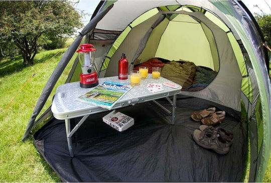 Coleman Darwin 4 Plus Σκηνή Camping Igloo Ορειβασίας Γκρι 4 Εποχών για 4 Άτομα Αδιάβροχη 3000mm 340x260x130εκ.