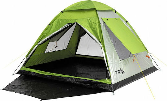 Panda Junior Plus Ii Camping Tent Igloo Green for 3 People 205x205x130cm