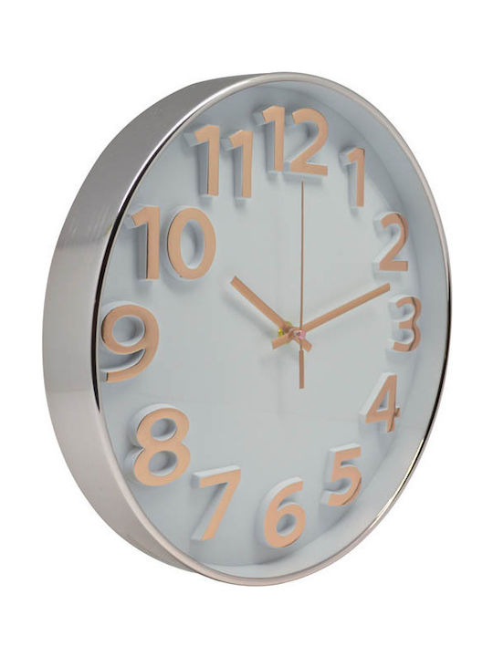 Ankor Wall Clock Plastic Rose Gold Ø30.5cm