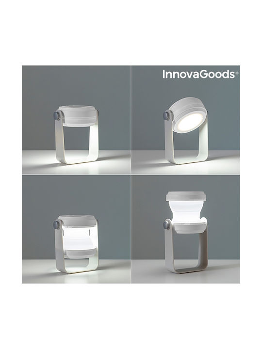 InnovaGoods Lanthree LED Office Lighting and Folding Lamp in White Color