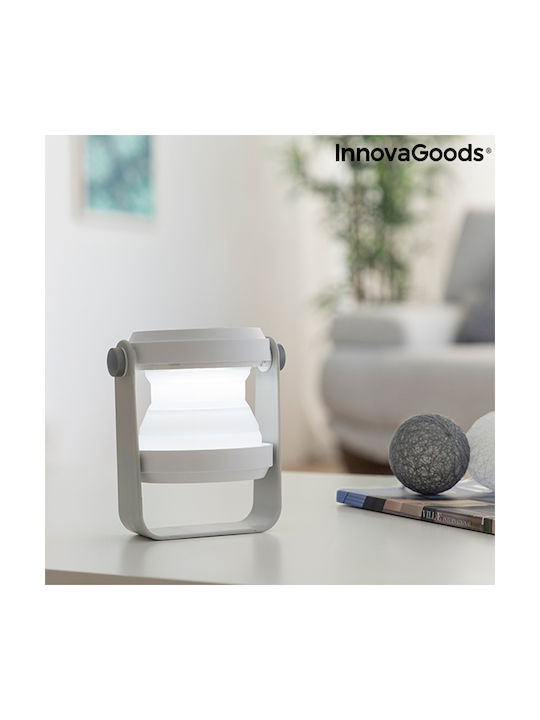 InnovaGoods Lanthree LED Office Lighting and Folding Lamp in White Color