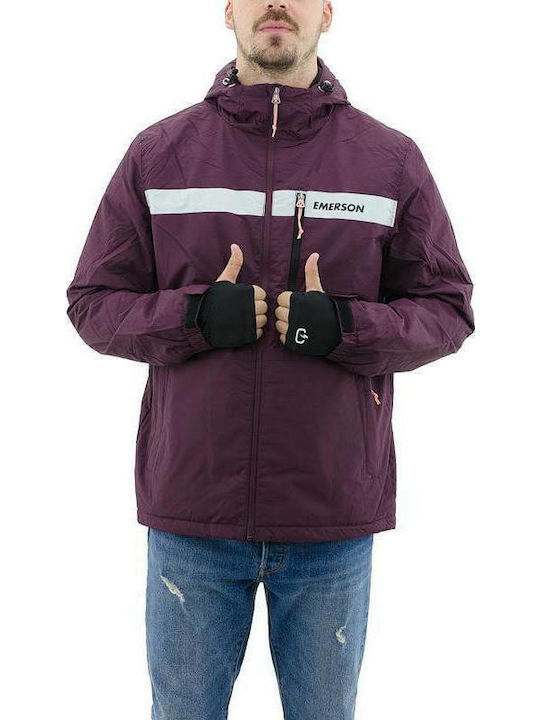 Winter Jacke Wasserdicht Burgundisch