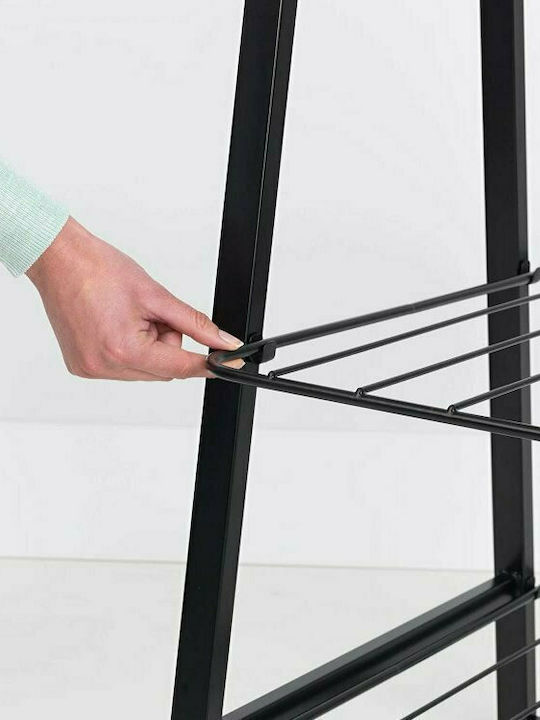 Brabantia Cuier de podea Neagră 99.5x57x190cm