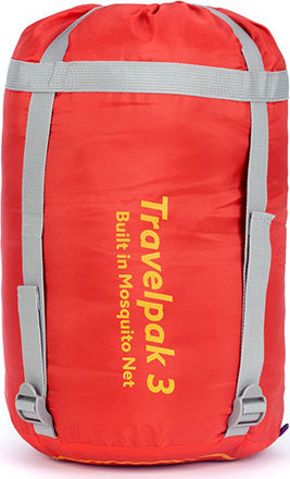 Snugpak Sleeping Bag Μονό 3 Εποχών Travelpak 3 Emerald Green