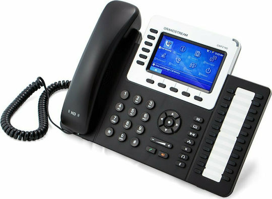 Grandstream GXP2160 Ενσύρματο Τηλέφωνο IP 6 γραμμών Μαύρο