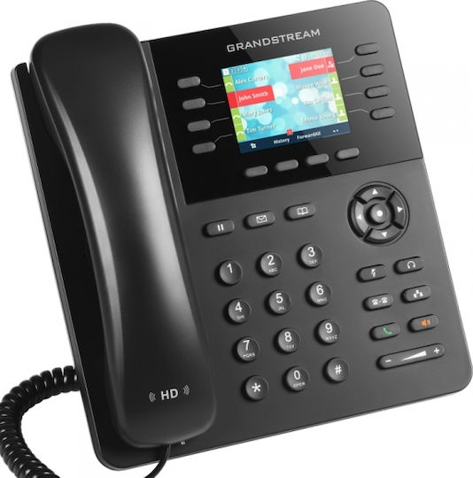Grandstream GXP2135 Ενσύρματο Τηλέφωνο IP 8 γραμμών Μαύρο