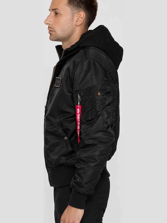 MA-1 D-Tec Winter Jacket Bomber Black
