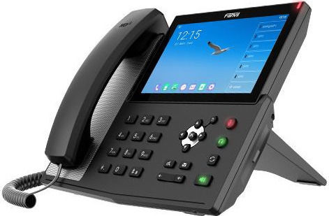 Fanvil X7A Android Wired IP Phone with 20 Lines Black