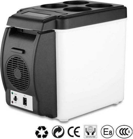 Autoline Tragbares Kühlschrank 6lt 12V Weiß