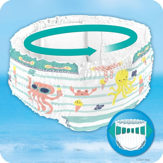 Pampers Windelhosen Splashers Nr. 4 für 9-15kg 11cm