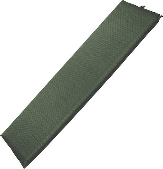 Escape Self-Inflating Single Camping Sleeping Mat 200x65cm Thickness 3.5cm in Khaki color