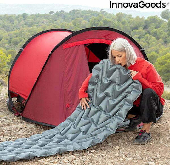 InnovaGoods Μονό Υπόστρωμα Camping Πάχους 12cm Γκρι