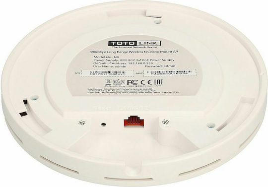 TotoLink N9 Punct de acces Bandă unică (2.4GHz)