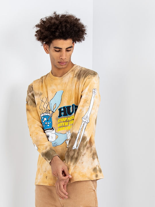Mess Tiedye Тениска Кафяв