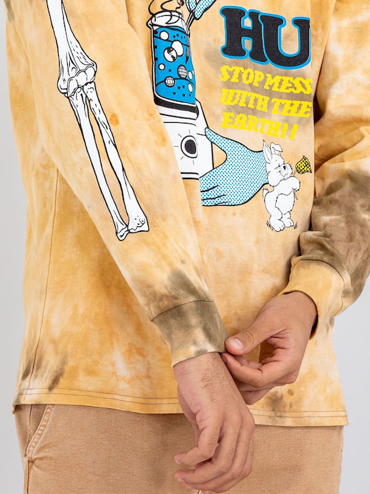 Mess Tiedye Тениска Кафяв
