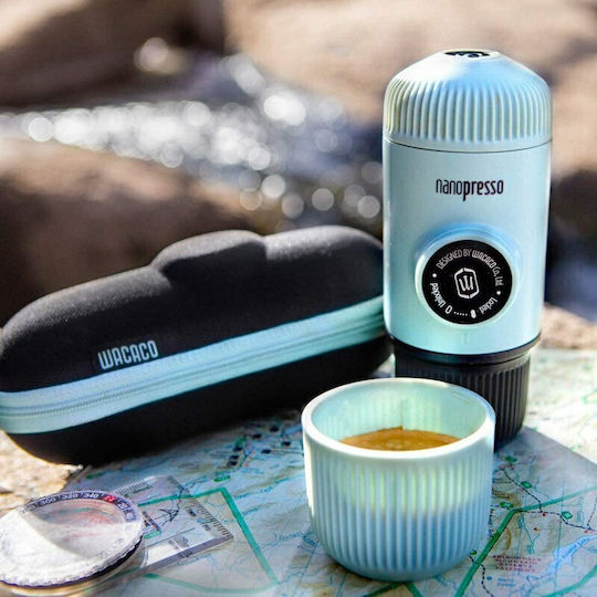 Wacaco Nanopresso Electric Machine 18bar with 8g Coffee Container Arctic Blue