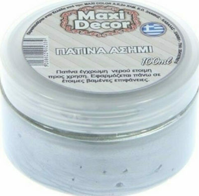 Maxi Decor Πατίνα Νερού Argintiu 100gr 100ml 1buc