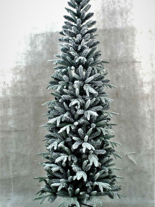 Weihnachtsbaum Norway Schlank Beschneit 210cm mit 1089 Zweige