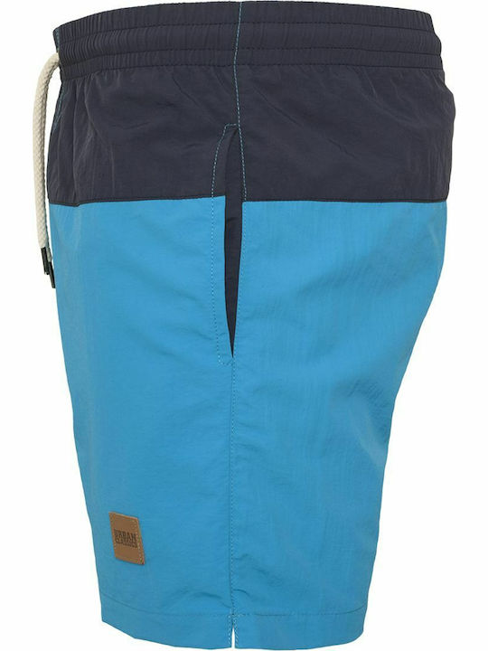 Ανδρικό Μαγιό Σορτς Navy/Turquoise με Ρίγες
