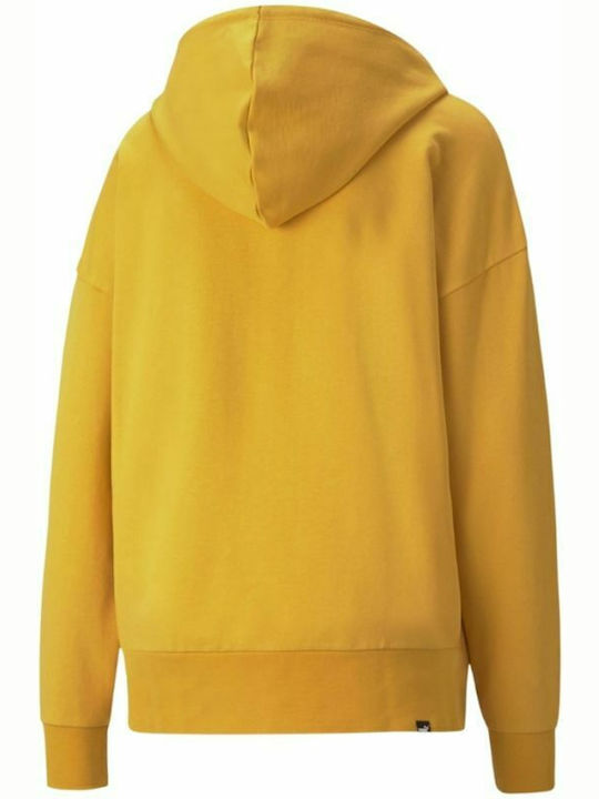 Women's Sweatshirt Hooded Yellow
