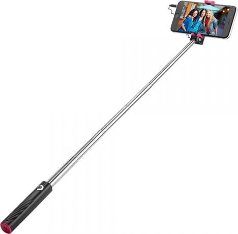 Hoco K7 Dainty Selfie Stick με Καλώδιο 3.5mm Μαύρο
