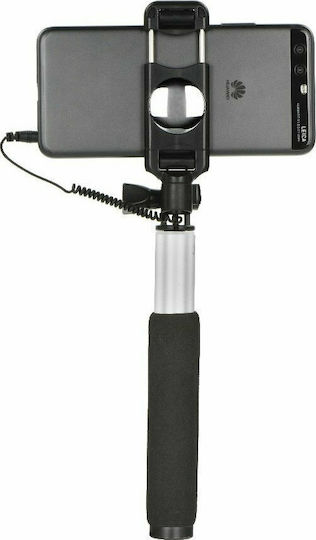 Remax P5 Selfie-Stick mit 3.5mm Kabel Silber