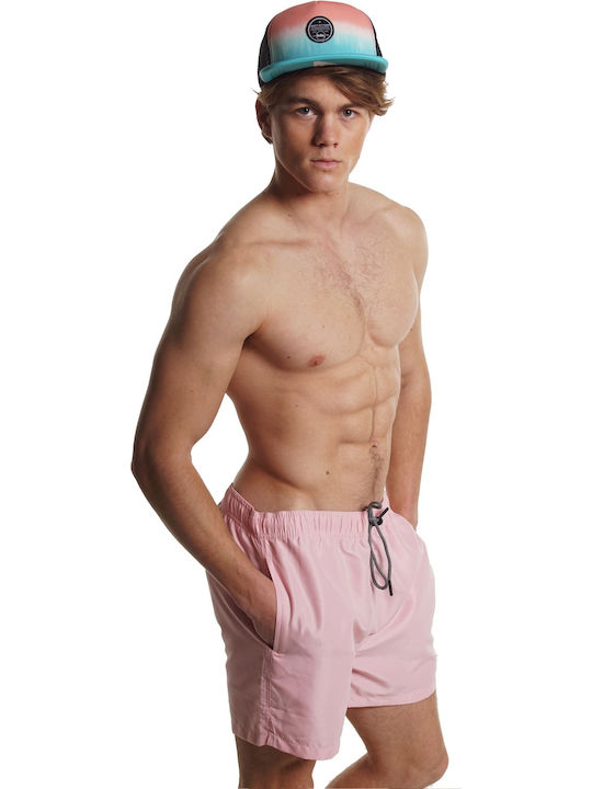 Costum De Baie Bărbați Pantaloni Scurți Roz