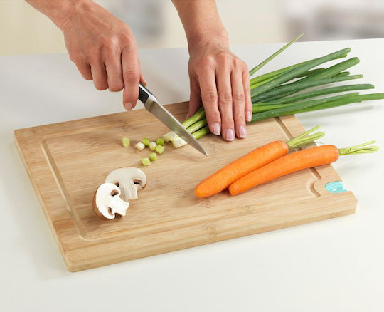 Wenko Rectangular Bamboo Chopping Board Beige 36x28cm