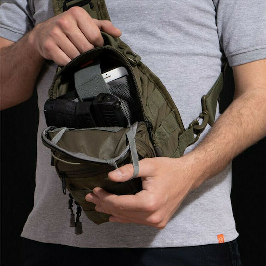 Pentagon UCB 2.0 Military Pouch Chest made of Polyester Wolf Grey 7lt