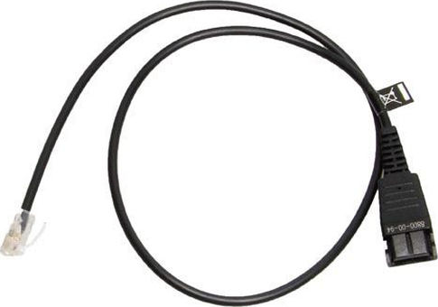 Jabra Cable Quick Disconnect RJ-45 Μαύρο