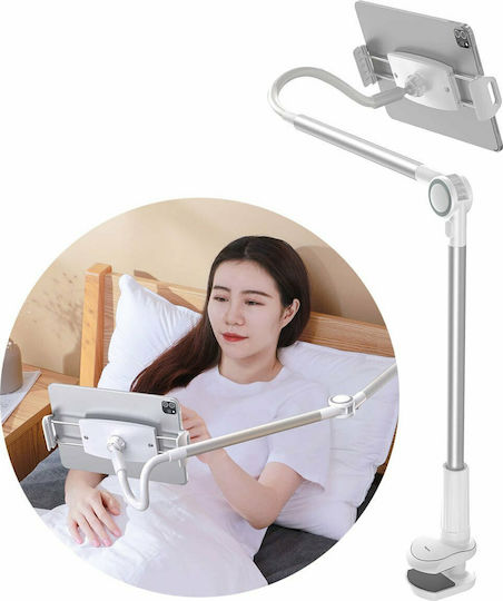 Baseus Otaku Life Rotary Lazy Holder Tablet Stand with Extension Arm Until 12.9" Silver