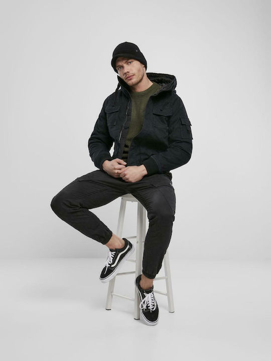 Bronx Jacke Bomber Schwarz