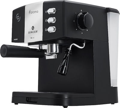 Singer B Mașină de cafea espresso 850W Presiune 20bar Negru