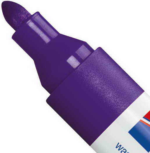 Edding Textile Marker 4500 Μαρκαδόρος Μωβ Ανεξίτηλος για Ύφασμα Στρογγυλή Μύτη