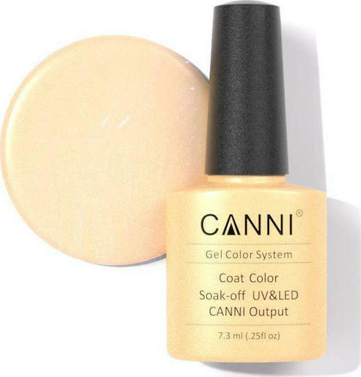 Canni Classic Ημιμόνιμο Βερνίκι Νυχιών 195 Sparkling Champagne με Glitter 7.3ml