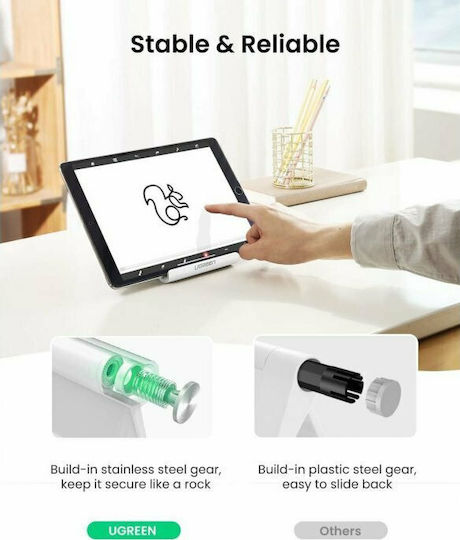 Ugreen Multi-Angle LP115 Tablet Stand Desktop Until 10" White